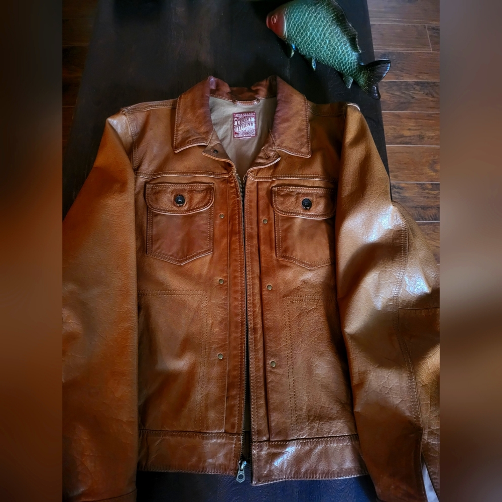 Leather Waist Jacket